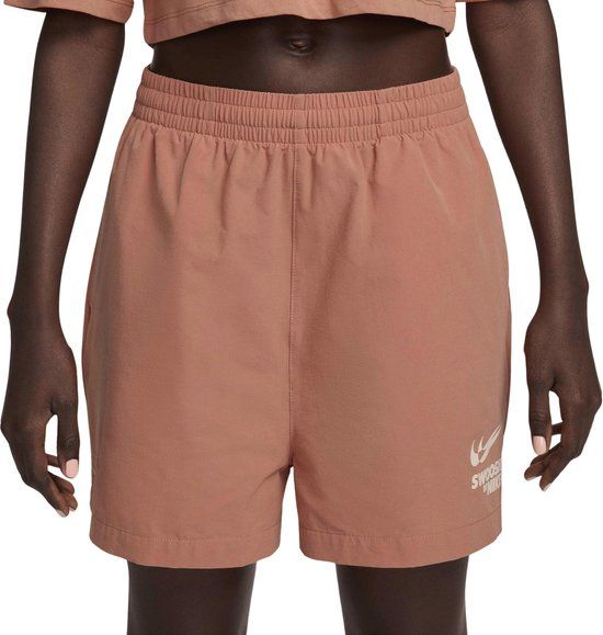 Nike Sportswear Woven Short Dames - Maat XS - Lichtbruin