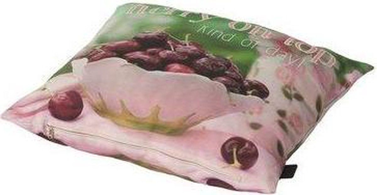 Madison sierkussen 50x50 cm Cherry - Katoen - Meerkleurig