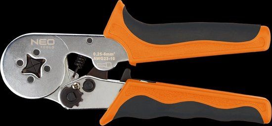 Enzo NEO - Krimptang voor Koorduiteinden - 0.25-6 mm² - Ergonomisch - 170 mm