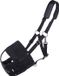 QHP - Graasmasker met Neusgaten - Zwart - Pony