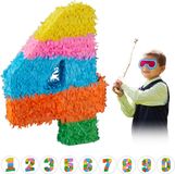 Relaxdays Pinata Verjaardag Cijfer 4