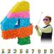 Relaxdays Pinata Verjaardag Cijfer 4