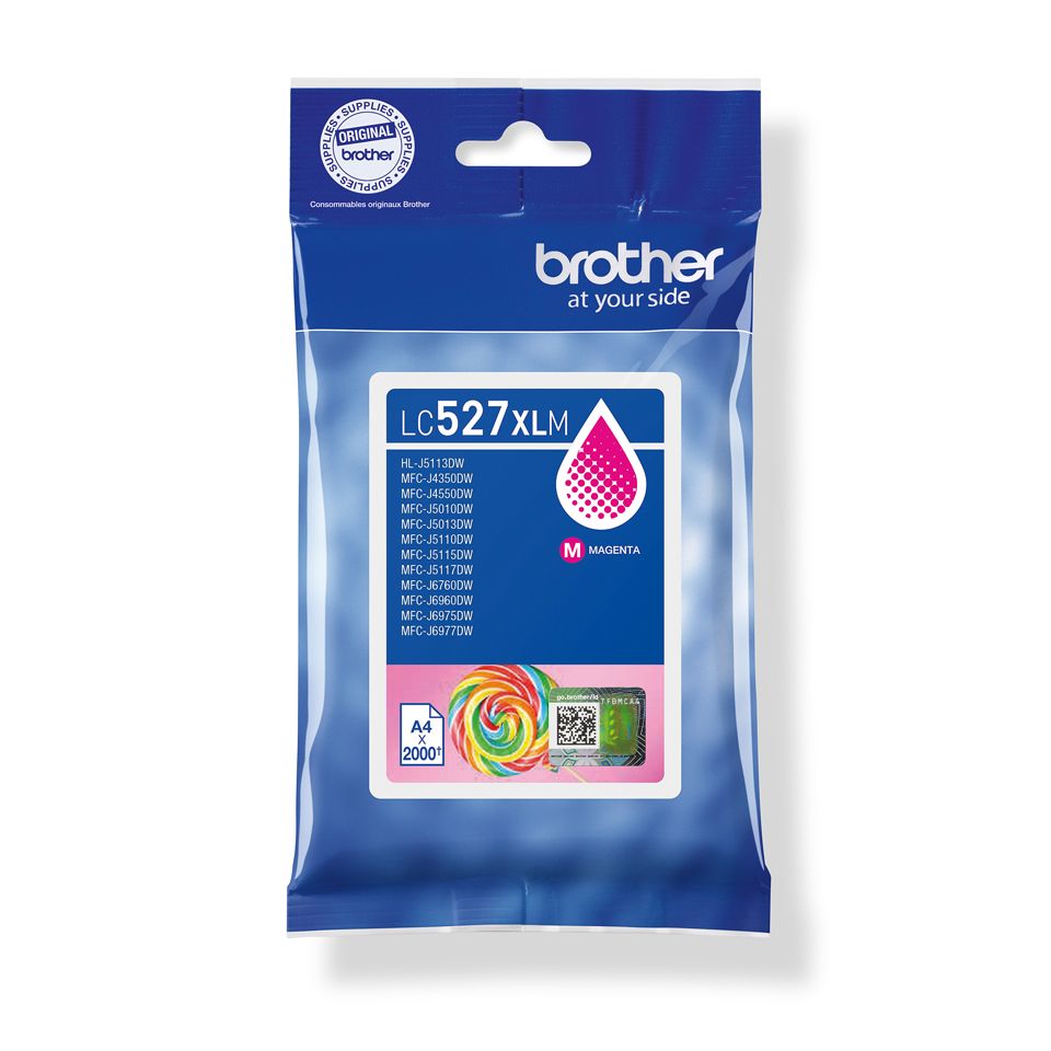 Brother LC527XLM Magenta Ink Cartridge - High Yield
