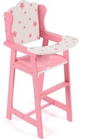 Bayer Chic 2000 Houten Poppenstoel - Pink Stars