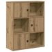 VidaXL Boekenkast 60x24x101,5 cm hout bewerkt eikenkleurig