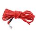 Bobby Walk 3 M - Hondenriem 3 meter/dikte 1,2 cm, buisvormige hondenriem, resistent nylon, rood