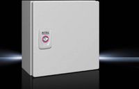 Rittal KX 1549.000 Installatiebehuizing, Wandbehuizing 200 x 200 x 120 Plaatstaal Grijs-wit (RAL 7035) 1 stuk(s)