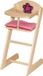 Roba Poppenstoel, poppenmeubel serie 'Happy Fee', poppenstoel voor poppen en babypoppen, poppenaccessoires, hout natuur met bloem