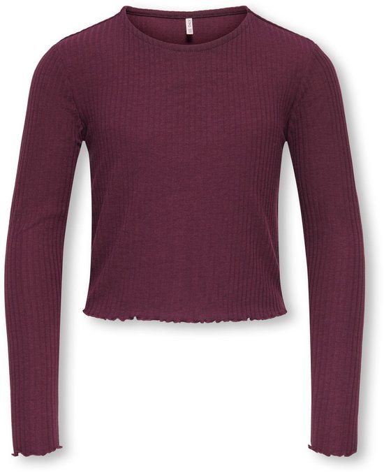 ONLY kids meisjes longsleeve NELLA Mauve Wine Stretch Fit