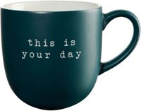 ASA Selection Hey! Mok met oor, kopje, koffiemok, theekopje, New Bone China, This is your day, 350 ml, 17075277