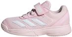Adidas Performance Courtflash Tennisschoenen Met Klittenband Kids - Roze