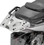 Givi Kymco Ak 550 Topkoffer Achtermontage Zilver Polyester