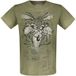 Looney Tunes T-shirt - Wile E. Coyote - Inner Thoughts - S tot 4XL - kaki