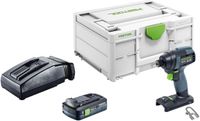 Festool TID 18-Basic visseuse à chocs sans fil 18 V 180 Nm 1/4" sans balai + 1x batterie 4,0 Ah + chargeur + Systainer