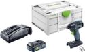 Festool TID 18-Basic visseuse à chocs sans fil 18 V 180 Nm 1/4" sans balai + 1x batterie 4,0 Ah + chargeur + Systainer