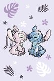 Lilo en Stitch Fleece plaid 100 x 150 cm paars