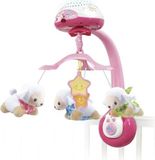VTech Lumi Mobile Musikmobiel, roze, projector, afstandsbediening, nachtlampje, 3-in-1 functie