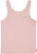 Levi's Kids Meet And Greet Ribbed Mouwloos T-shirt Roze 8 Years Kinderen