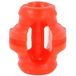 Siso Connecteur à encliqueter DIVA MALE en plastique, distance 2,5 mm rouge