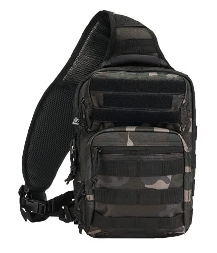 Brandit US Cooper rugzak Sling Assault Pack One Strap, camouflage (dark camo), Medium, Klassiek
