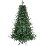 YITAHOME Sapin de Noël artificiel, 182 cm, moulage par injection PE & PVC comme vrai env. 900 branches, sapin de Noël réaliste avec support en métal et cadre à système de pliage, montage rapide Sapin de Noël, 182 x Φ90 cm