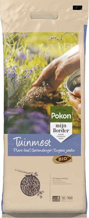 Pokon Bio Tuinmest - 10kg - Universele Meststof - 120 Dagen Voeding