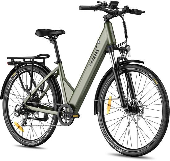 FAFREES F28 Pro Elektrische Stadsfiets – 27.5" Wielen, 36V 15Ah Accu, 65km Bereik, 7-Speed Shimano, Dubbel Geveerd – Step-Through Frame