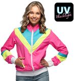 Boland Trainingsjasje Retro Babe Neonroze (S)