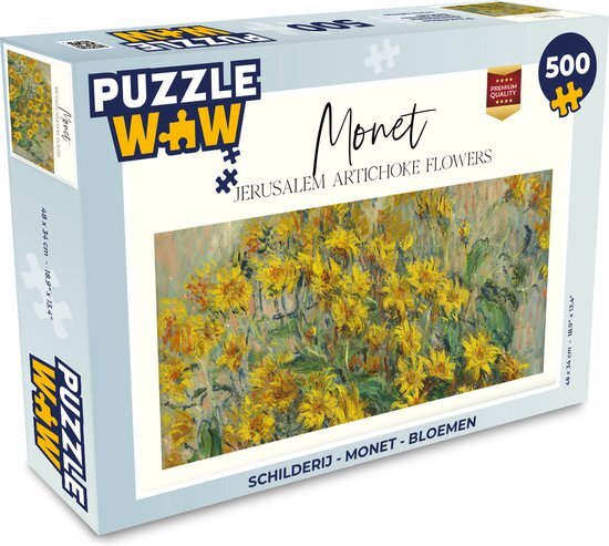 MuchoWow Puzzel Schilderij - Monet - Bloemen - Legpuzzel - Puzzel 500 stukjes