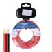 EDM Parallelle kabel, plat, EDM 28708, zwart, rood, 20 m, 2 x 1 mm