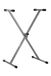 FX keyboardstandaard zilver