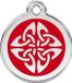 Red Dingo Hondenpenning 38 mm tribal rood