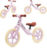 HyperMotion Loopfiets Marcelo – Lichtgewicht en Stevig, Verstelbaar Zadel, Retro PU-Wielen – Vanaf 18 Maanden, Roze