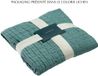 Vivaraise Drap plat Swami Coton lavé Gris/Perle 180x260 cm
