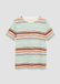 s.Oliver T-shirt Kinderen Wit Gestreept Korte Mouw Ronde Hals 100% Katoen