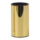 Gedy Elettra Tandenborstelhouder, Roestvrij Staal, Goud, 6,3 x 6,3 x 11,3 Cm