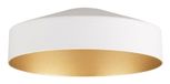 SLV LALU TETRA 14 Abat-jour Salon Or, Blanc Acier
