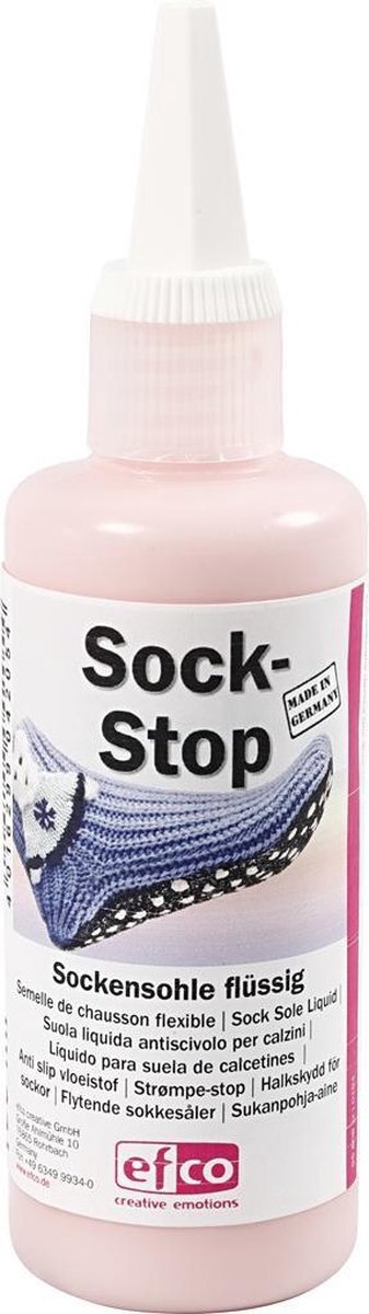 Efco Sock-Stop Antislip, 100 ml, lichtrood