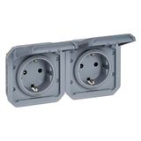 LEGRAND, Plexo New 069576L stopcontact voor vochtige ruimtes