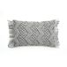 Lush Decor Studio Chevron Macrame decoratieve kussensloop, 33 cm B x 50 cm L, grijs