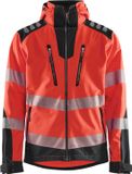 Blaklader Softshell Jack High Vis 4491-2513 - High Vis Rood/Zwart - M