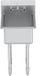 VEVOR RVS spoelbak commerciële spoelbak 457 x 381 x 1041 mm, RVS spoelbak met kraan 104 kg draagvermogen, RVS spoelbak spoelbak keuken vrijstaande spoelbak