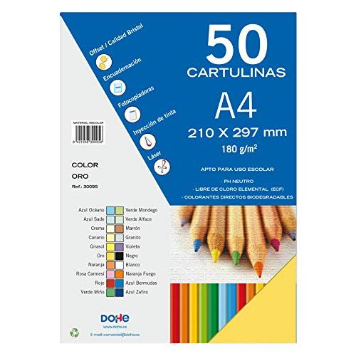 DOHE Jorde karton - A4 - 50 stuks - azul claro