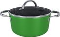 Cook and Pan Cook & Pan Honey RVS Kookpan met Deksel Ø 20 cm Groen
