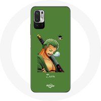 Maniacase Hoesje voor Xiaomi Redmi Note 10T 5G Uit één stuk Manga Zoro zwaard