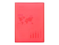 Liderpapel EC51 stofklepmap A3 Rood