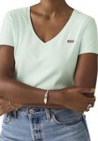 Levi's Perfect V-hals T-shirt voor dames, Lichtblauw, S