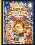 Baby Animals Christmas Bible Coloring Book