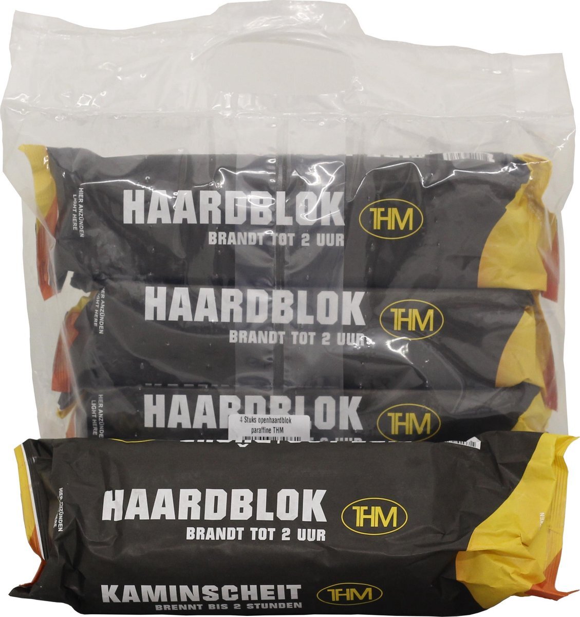 THM Openhaardblok 4 stuks à 1 kg in draagtas