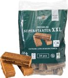 Fire-up Barbecue superstarter aanmaakblokjes - 68x - bruin - reukloos - niet giftig - BBQ